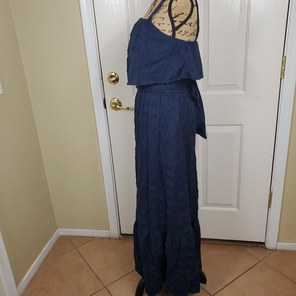 1901Clip Dot Popover Maxi Dress - Picture 12 of 13